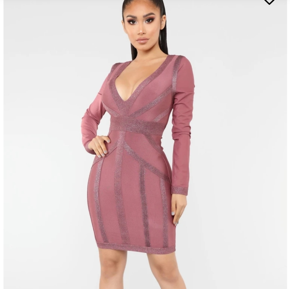Bandage dress.